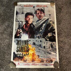 Killing Streets Original 27 X 40 Theatrical Movie Poster